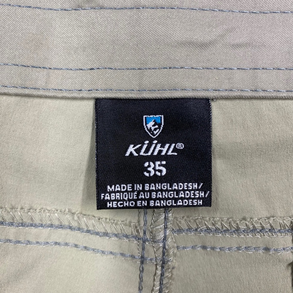 Kuhl Mens Renegade Shorts Khaki Dark Tan Cargo Size 35 - Picture 7 of 10